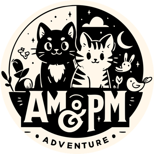 問問貓 AM&PM LOGO